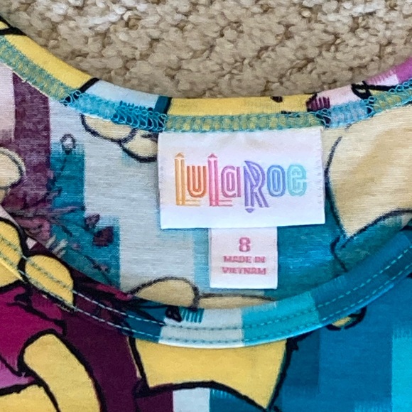 NWT LuLaRoe Adeline Girls Size 8- Winnie the Pooh Dress - Picture 2 of 7